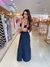 Vestido Longo Dunna com Recortes e Amarração nas Costas - Lojas Carol Store