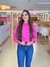 Camisa Lisa com Detalhes em Guipir - comprar online