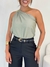 Blusa Alça Única com Detalhe Dourado na internet