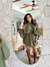 Conjunto Duas Peças Vestido Curto+ Sobreposição em Babados - comprar online