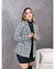 Blazer Geométrico com Bolsos Frontais - comprar online