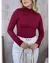 Body Manga Longa Malha Fria Gola Alta - Lojas Carol Store