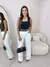 Calça Pantalona Plissada com Cinto - comprar online