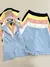 Conjunto Alfaiataria Blusa Decotada com Gola + Short Saia com Bolso Fake na internet
