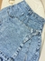 Short Saia Jeans com Ajuste Lateral - loja online