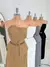 Conjunto Blusa Tomara que Caia + Saia Midi com Fenda (C/Cinto) - loja online