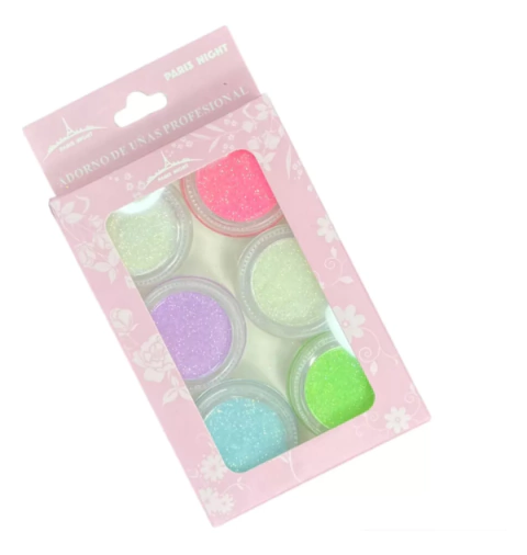 Glitter fluo x6 París Night