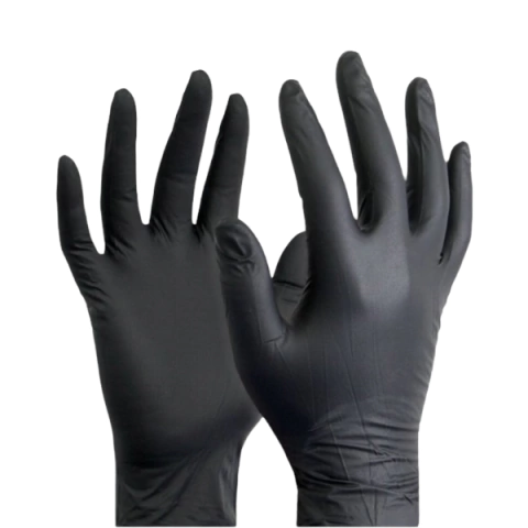 Guantes negros premium x4 #M