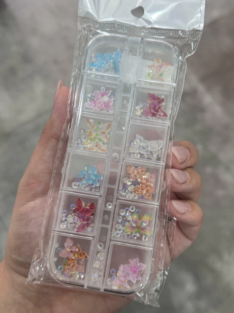 Dije mariposa con organizador x12