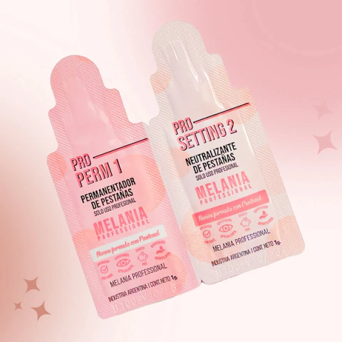 Monodosis Lift Perm paso 1 y 2 Melania