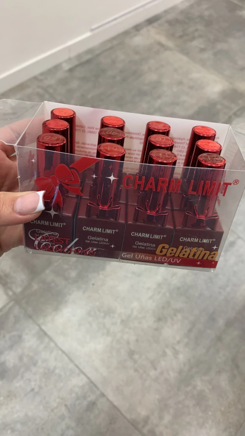 Esmalte Jelly / gelatina rojo charm limit