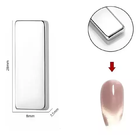 iman rectángulo 3cm #CatEye - comprar online