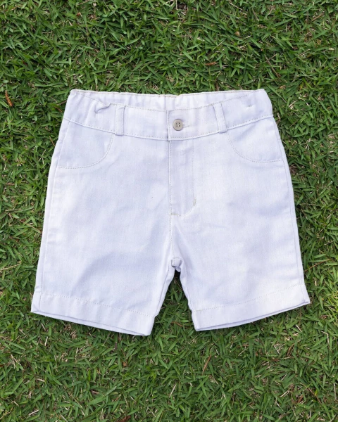 Bermuda Alfaiataria Roma - Bege - comprar online