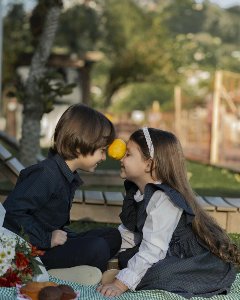 Salopete Xadrez Marinho Roggiano - comprar online