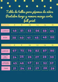 Pijama Infantiles Media Estacion Full Print - comprar online