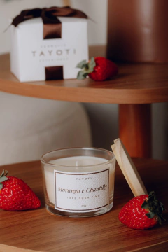 Vela Aromática - Morango e Chantilly - 100g
