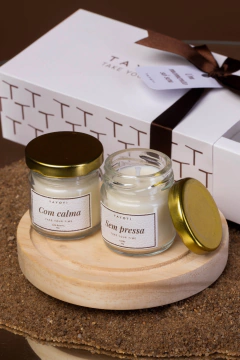 Kit 2 Mini Velas Aromáticas