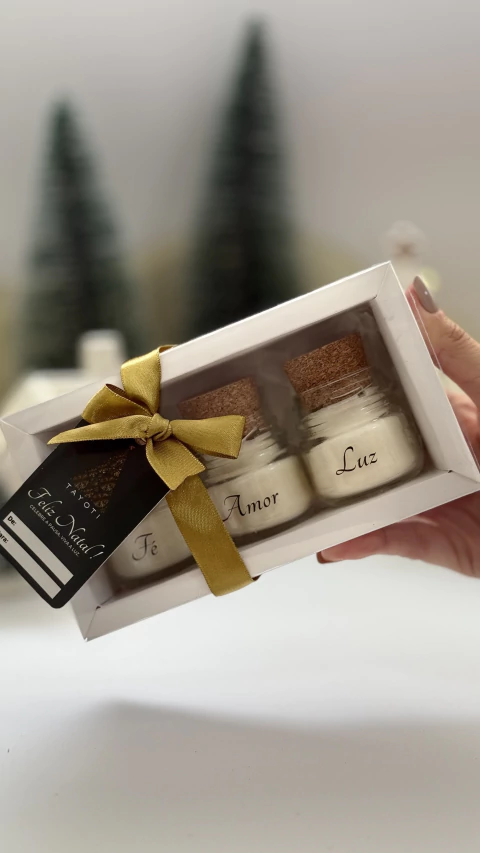 Kit Luzes de Natal – 3 Velas de Intenção - comprar online