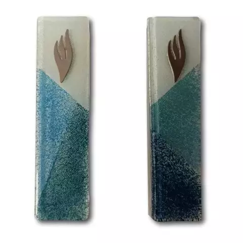 Caja (Bait) de Mezuzá Vitrofusión 10 cm Mod 44 - comprar online