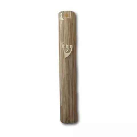 Caja (Bait) de Mezuzá Plástico Simil Madera 10 cm. - comprar online