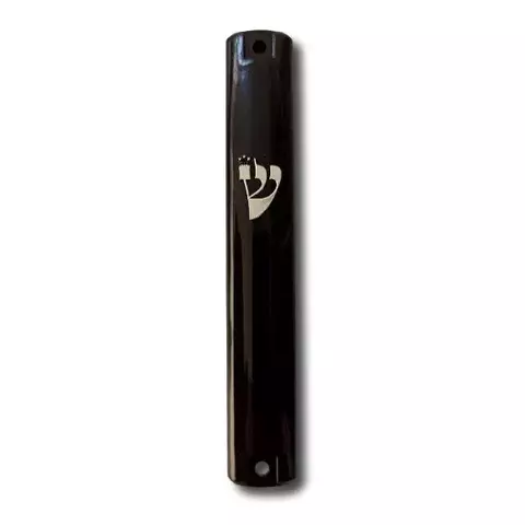 Caja (Bait) de Mezuzá Plástico Negro 10 cm. - comprar online