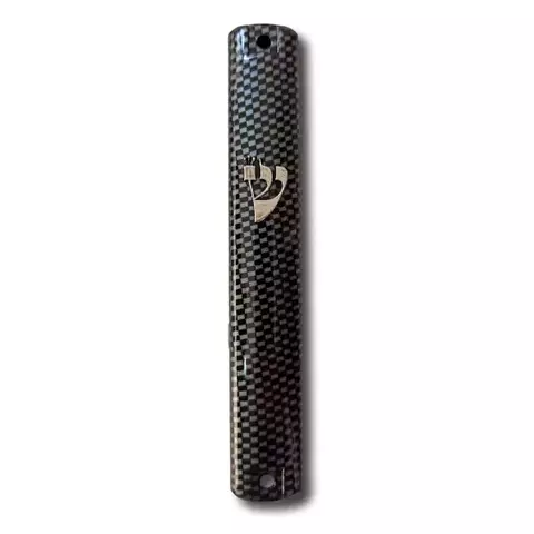 Caja (Bait) de Mezuzá Plástico Ajedrez 10 cm. - comprar online