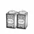 Candelabro de Cristal con Metal Modelo "Yakir" - Kol Judaica