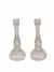 Candelabro de Vidrio Alto Modelo "Adar" - Kol Judaica