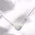 Silver Chain With "Lev" Opaline Pendant - Kol Judaica