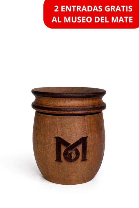 MATE MADERA BARRIL DOBLE BORDE