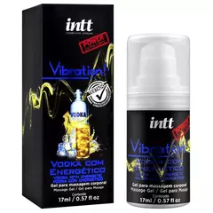 Vibration Gel Excitante que Vibra Power Extra Forte Sabor Vodka com Energético 17ml Intt