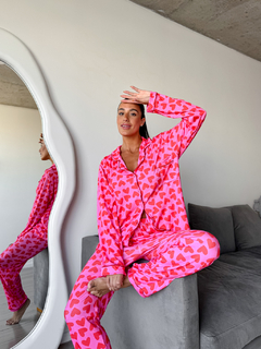 Pijama Camisero + Pantuflas + Lencera de regalo - Lunett Intimates