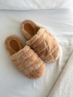 Pantufla de Piel Super Suave Beige - comprar online