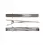 BICO DE PATO RETANGULAR 32MM FERRO PRESILHA DE CABELO - comprar online