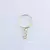 ARGOLA CHAVEIRO COM CORRENTE 200MM DE FERRO DOURADO