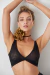 Conjunto triangulo de tul y less microfibra art. 2406 - lenceria in love