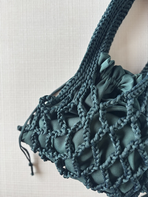 Bolsa Trançada Verde - comprar online