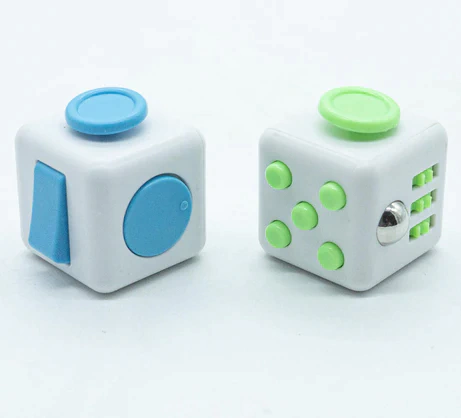 Cubo Antiestrés Sensorial 6 Caras – Para Niños y Adultos | Alivio de Ansiedad y Túnel Carpiano