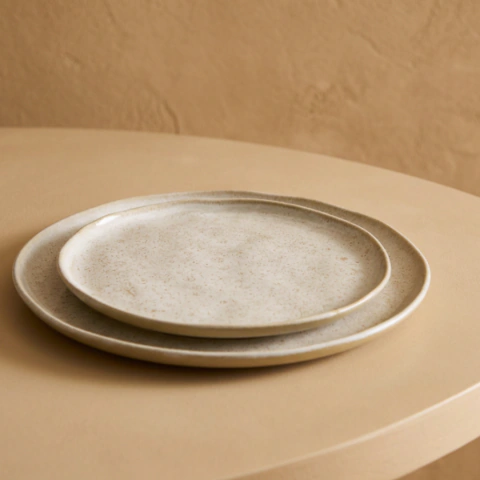 Plato de postre Linea Nusco Vainilla