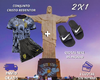 OFERTA 2X1 | CONJUNTO BRASIL CRISTO REDENTOR + OJOTAS NIKE - ENVIO GRATIS