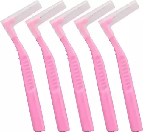 Cepillo para laminado de cejas en L x10 unid.