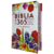 Bíblia Sagrada Letra Hipergigante 365 Dias Flores Capa Dura Linguagem ARC Plano de Leitura Anual