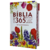 Bíblia Sagrada Letra Hipergigante 365 Dias Flores Capa Dura Linguagem ARC Plano de Leitura Anual Com Índice