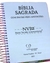 Bíblia Sagrada Letra Normal Capa Dura Espiral Flores e Borboletas Com Pautas Para Anotações Linguagem NVI