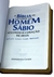 Bíblia do Homem Sábio de Estudo Marrom e Bordô Letra Hipergigante Capa Flexível Linguagem ARC Com Harpa