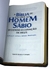 Bíblia do Homem Sábio de Estudo Preto e Bordô Letra Hipergigante Capa Flexível Linguagem ARC Com Harpa