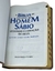 Bíblia do Homem Sábio de Estudo Marrom e Bordô Letra Hipergigante Capa Flexível Linguagem ARC Com Harpa e Índice