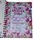 Livro o Planner da Mulher Sábia Floral Preta Com Espiral Wire-o