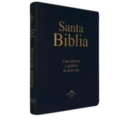 BIBLIA CON CONCORDANCIA AMPLIA LETRA GIGANTE PASTA DE VINIL NEGRO RVR082CLGIPJR - comprar en línea