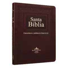 Biblia Reina Valera 1960 Grande Letra Gigante Imitación Piel Café [RVR086CLGIPJR] - comprar en línea
